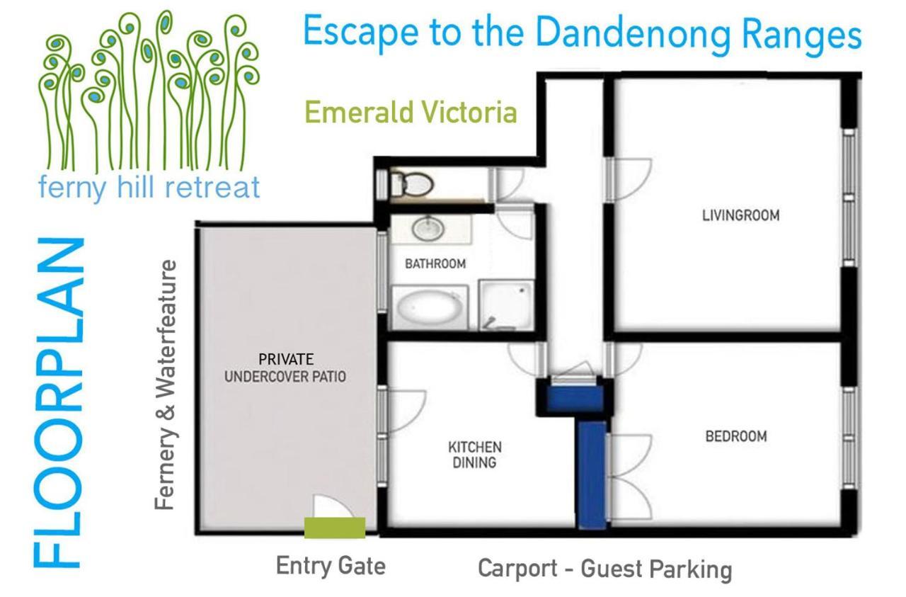 Ferny Hill Retreat, Emerald Victoria Exteriör bild